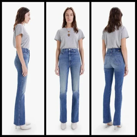 💕MOTHER SUPERIOR💕 High Waisted Smokin' Double Heel Jeans ~ Beyond the Sky 33